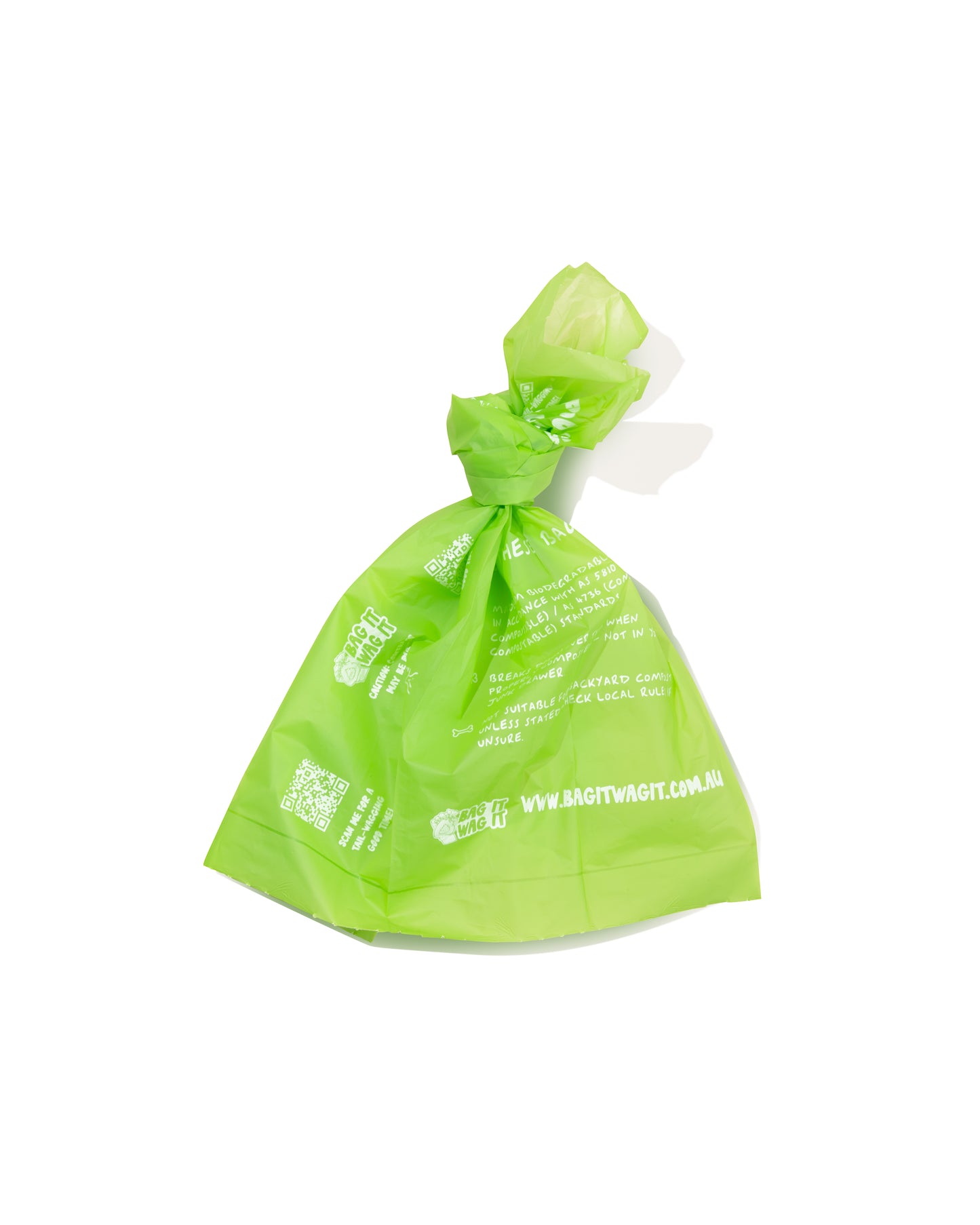 Zero-Plastic & Compostable Dog Poop Bags (60 Bags | 4 Rolls of 15 Bags)